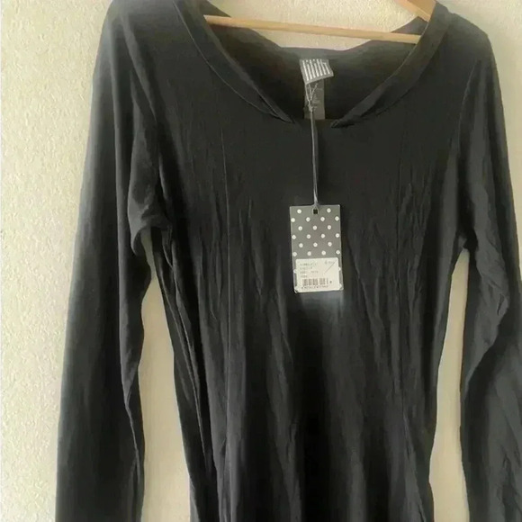 LILITH of France charcoal DRESS Bubble hem M/40 NWT PORTUGAL - Picture 2 of 12